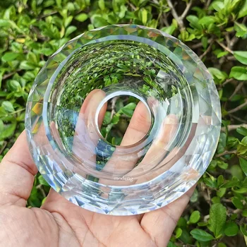 105x33mm Европейски стил кристален крушка прозрачна лента за ръка кристален купа полилей тава аксесоари за осветление
