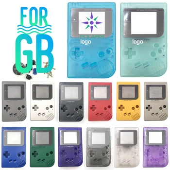 14 Цвята за Gameboy GB DMG Класическа видео игра конзола Калъф Взаимозаменяеми корпус с набор от бутони и гумено уплътнение