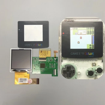 2,2-инчов комплекти LCD екрани GBC за Gameboy Color IPS LCD екран с висока яркост за играта GBC IPS не се изисква рязане и заваряване