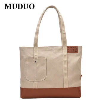 2024 Дамски холщовая чанта за пазаруване, чанта за през рамо от памучна тъкан, еко-чанта-тоут, дизайнерска чанта с голям капацитет, чанти за пазаруване