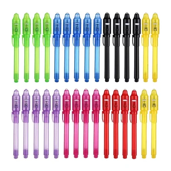 30 БР. Магическа писалка с исчезающими мастило, писалка с UV-подсветка, пълнители за ръчни чанти за момичета и момчета, за деца