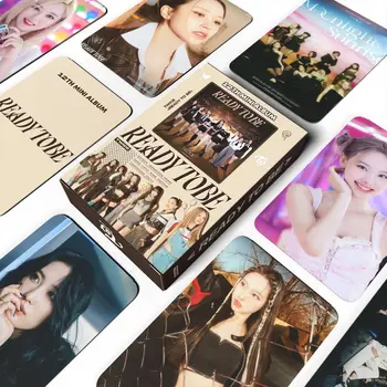 55 бр. /компл. Kpop Idol Twice Lomo Cards HD Снимки на Новия албум READY TO BE Колекция на феновете на най-Високо качество Подарък серия NaYeon Fans