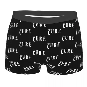 The Cure Music Мъжко бельо боксови гащи Къси Гащи Забавни Меки долни гащи за мъже Плюс размер