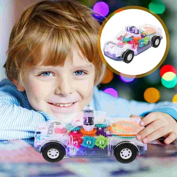 Бистра автомобили скоростна кутия Шумни Играчки за деца Подаръци, механика се Движат Автомобили с електрически люк за 1-3 момчета