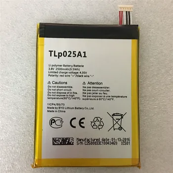 Висок клас батерия TLP025A1 TLP025A2 с капацитет 2500 mah за смартфон Alcatel One Touch 7043K 7043Y POP 2 (5)