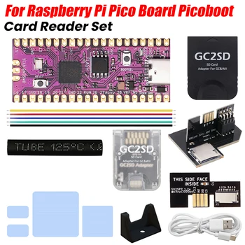 За Raspberry Pi Pico Board Picoboot IPL Подмяна на Modchip и адаптер SD2SP2 Card Reader За Игрова конзола Nintendo GameCube