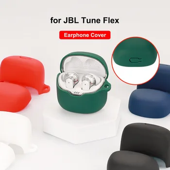 Защитен калъф за слушалки за JBL Tune Flex Cover, устойчив на удари корпус, моющийся корпус, защита от прах, силиконов ръкав