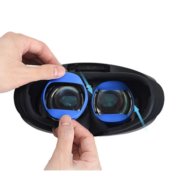 Защитни капаци за лещи на очила за слушалки PS VR2, които предпазват от надраскване, защитни облицовки за очи, мека корица, напълно защитен