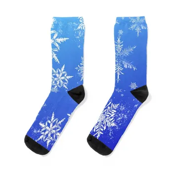 Коледа наближава, Замразени снежинки, Коледни мотиви Коледни ленти Чорапи и тенис чорапи за момичета Мъжки