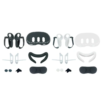 Комплект аксесоари за Quest3, калъф за слушалки, сенник за обектив за обектив, калъф за лице, P9JB