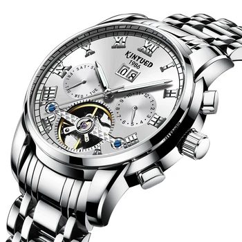 Луксозна марка Tourbillon, автоматичен механизъм, водоустойчиви механични часовници за мъже