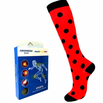 Многофункционални мъжки и дамски чорапогащи AYUAN с вълна язви, печат, професионален медицински компресия чорапи за предотвратяване на разширени вени