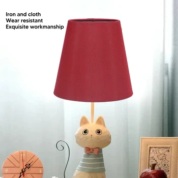 Модерен лампион, текстилен лампа, изящна изработка, модерен просто, Добра светопропускаемость за миниатюрни лампи за лампи E14