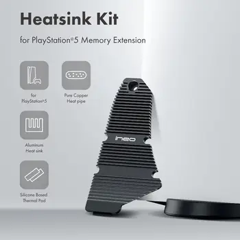 Охладител за твърд диск M2 за Игралната конзола PS5 Твърд диск NVMe M. 2 SSD Алуминиев Радиатор за Отвеждане на Топлината за PS5 от Чиста Мед