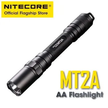 Преносим Фенер NITECORE MT2A CREE XPG R5 LED EDC Tactical Факел, Светлина От Батериите Тип АА, за Къмпинг, за Самозащита, Преходи