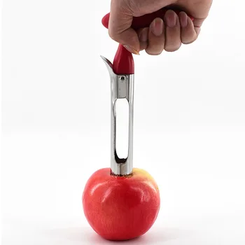 Устройството за премахване на ядро от ябълки, от неръждаема стомана, средство за премахване на ядро от плодови костилки, с нож за нарязване на круши, нож за нарязване, сърцевина от ябълки, кухненски приспособления, Инструменти за зеленчуци