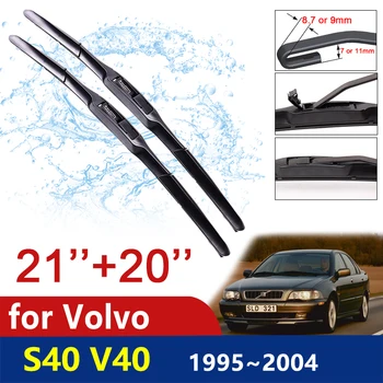 Четка за Чистачки за Кола за Volvo S40, V40 От 1995 ~ 2004 Предното Предното Стъкло Чистачки на предното стъкло Автомобилни Стикери 1996 1997 1998 1999 2000 2001