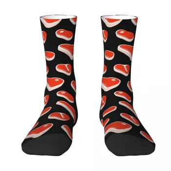 Чорапи от месо пържола, спортни чорапи, дизайнерски чорапи, забавни компресия чорапи, мъжки чорапи, дамски