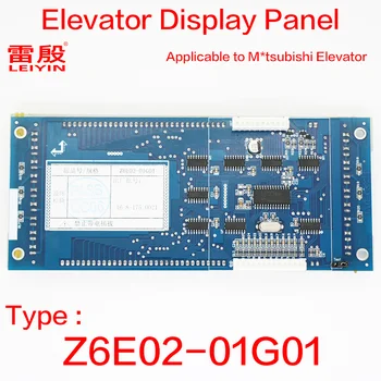 1 бр. Отнася до асансьора M * tsubishi Изходящи LCD екрана на контролния панел на дисплея асансьор Сигнала на екрана на дисплея Z6E02-01G01