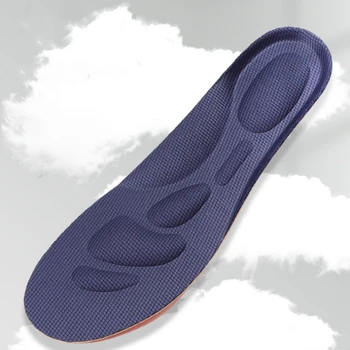 1 чифт висококачествени спортни абсорбираща потта диша стелки за поддръжка на свода на крака, ортопедични вложки за мъже и жени, удобни подложки за обувки за бягане