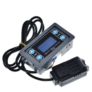 10A Термостат Дигитален Регулатор на Температурата на Влажност Dc 6-30 В Терморегулятор Термодвойка LCD Дисплей SHT20 Сензор метър