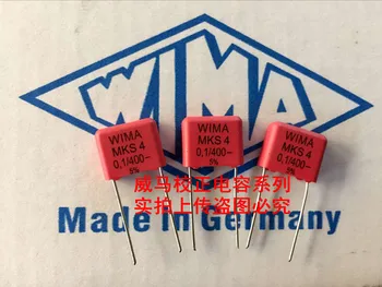 2020 гореща разпродажба 10шт/20pcs Немски кондензатор WIMA MKS4 400V 0.1 UF 400V 104 P: 10 мм Аудио кондензатор безплатна доставка