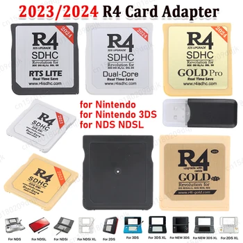 2023 2024 R4 SDHC Адаптер Pro Card Карта Памет за запис на видео игри SDHC Карта с Флаш памет за Nintendo NDS NDSL 3DS Игрална карта