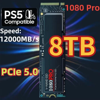 2024 Оригинален NVME M. 2 2280 1080 PRO SSD 2 TB 4 TB 8 TB PCIe Gen 5.0 Вътрешен Твърд Диск за PlayStation 5 Лаптоп Настолен PS5