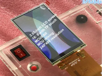 3,55-инчов LCD екран 16: 9 с 8-битов MCU TP touch с резолюция 240 * 400 pixels