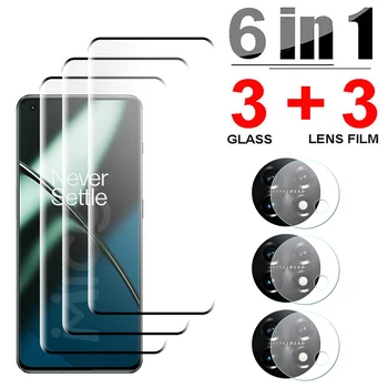 3D закалено стъкло за Oneplus 11 11R Защитно фолио за обектива на камерата, за да Oneplus 11R Стъкло Пълно покритие