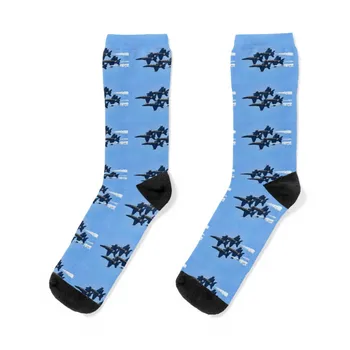 Blue Angels Squad of Four Чорапи стръмни чорапи мини футболни чорапи kawaii чорапи С топъл Луксозни Дамски чорапи Мъжки