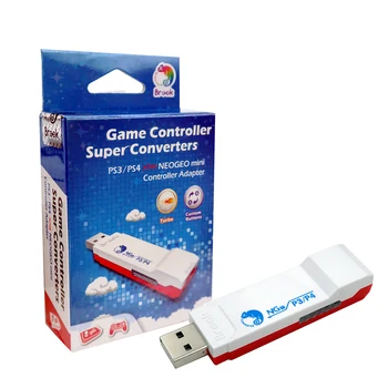 Brook USB Adapter Супер Конвертор Адаптер за PS4 Контролер за PS3 Геймпад бойна игра Stick to За NeoGeo Mini за PC