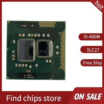 Core i5-480M Процесор I5 480M SLC27 Socket G1 PGA 988 i5-480M Процесор за лаптоп 2.66 Ghz 3M 2.5 GT/s Безплатна Доставка