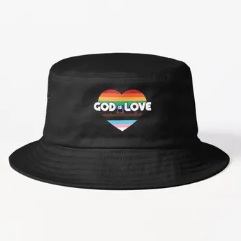 God Is Love 2022 Логото На Панама Черна Женска Евтина Лятна Однотонная Капачка S Outdoor Sun Fish Ежедневни Спортни Пролет
