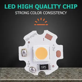 Led чип с висока яркост, силен източник на светлина, COB, вграден чип с висока мощност, led лампа COB бял цвят