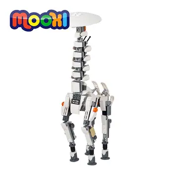 MOOXI Game 258шт MOC Тухли С Дълго Гърло Зверове Фигурка Модел Строителни Блокове на Детски Играчки За Деца, Подарък За Рожден Ден MOC1032