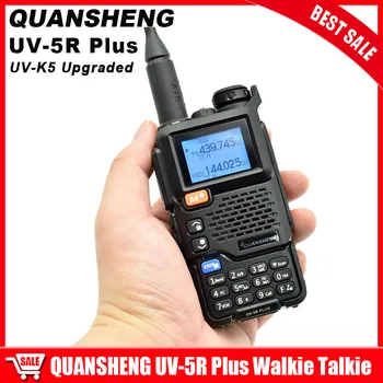 UV-5R Plus Преносима радиостанция Висока мощност на Далечни разстояния Двустранни Радиостанции QuanSheng Преносимо радио UV-K5 Обновената версия на UV5R PLUS