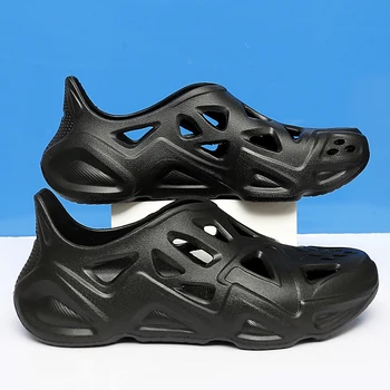 Valstone, ежедневни суперлегкие мъжки сандали за лятото, улични дишащи мъжки чехли на равна подметка, модни мъжки обувки, без закопчалка, качество