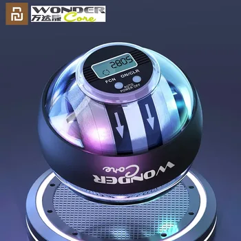 Wondercore Самозапускающийся Жироскоп Wristball Power Ball Обновената Версия на Счетного топка За Отпускане на мускулите, Тренировъчен Улавяне на Топка за фитнес