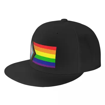 Бейзболна шапка с флага гордост напредък, Нова шапка, Шапка по поръчка, спортни шапки, мъжка шапка за момичета, Мъжки
