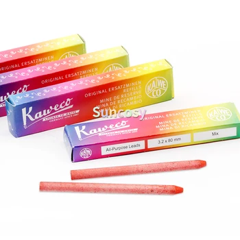 Бензиностанция грифелей за моливи Kaweco Sketch up неонового цвят - 5,6 мм /3,2 мм / 2.0 мм, Универсална бензиностанция моливи, Пособия за писане