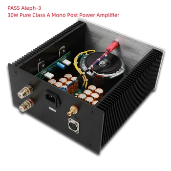 Високо честотен усилвател на мощност Aleph-3 30 W, клас A Pure Mono Hi-Fi Post, мощен транзистор IRFP250 M0S, вход: RCA + XLR