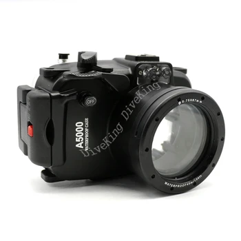 Висококачествена подводна камера за гмуркане с водоустойчив корпус за фотоапарат Sony A5000 с обектив 16-50 мм