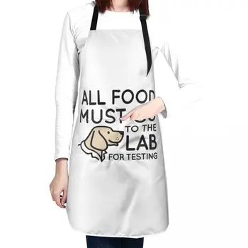 Всички храни трябва да бъдат изпратени в лабораторията за изпитване Престилка коледен кухненска престилка, женски престилки с джобове, престилки за готвене