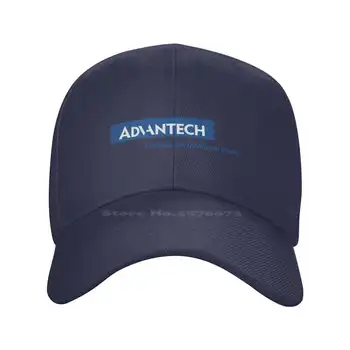 Ежедневни деним шапка с графичен принтом Advantech, вязаная капачка, бейзболна шапка