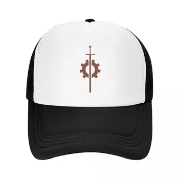 Емблемата на Brotherhood of Steel Outcasts (червена бейзболна шапка, шапка голям размер, рибарски шапки, шапка за жени и мъже