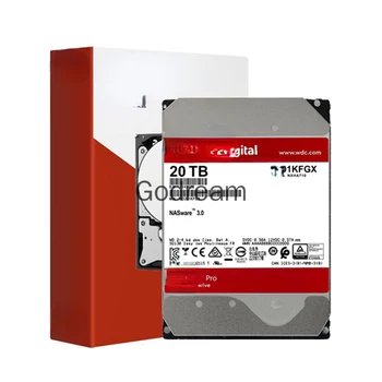 За Western Data WD201KFGX 20T Red Disk Pro Оттичане 3,5-инчов мрежово устройство за съхранение NAS на твърдия диск с капацитет от 20 TB