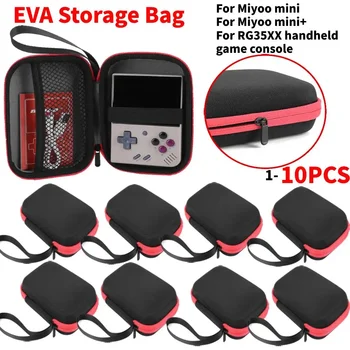 Калъф за игралната конзола ЕВА, износостойкая защитна чанта за игра конзола, ударопрочная с каишка, е лесна за Miyoo Mini/RG35XX