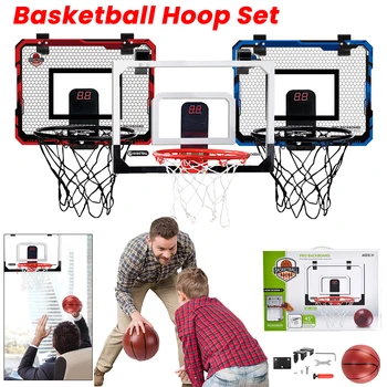 Комплект баскетболни пръстени, баскетбол обръч, 1 на топка, баскетбол обръч за помещения, детско мини-баскетбол обръч, Подаръци за деца, момчета, юноши