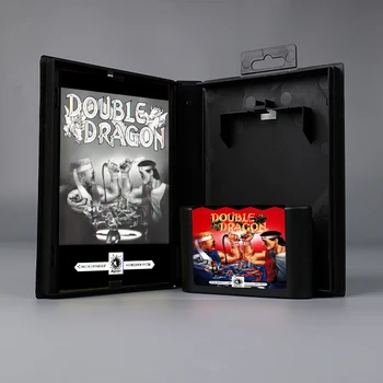 Корица Double Dragon USA 16bit MD игрална карта + кутия ръководство на потребителя за Sega Genesis Megadrive
